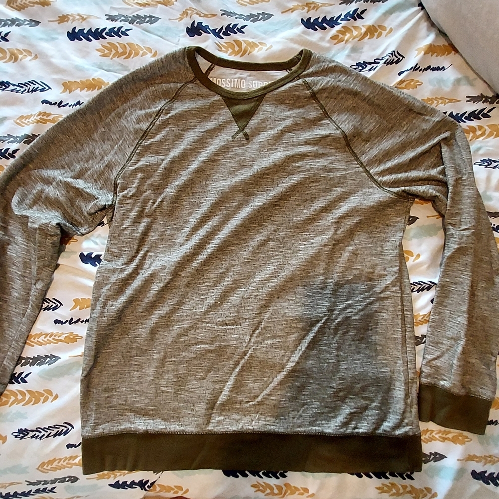 Mens Olive Green Large Mossimo sweatshirt